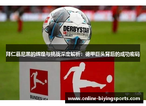 拜仁慕尼黑的辉煌与挑战深度解析：德甲巨头背后的成功密码