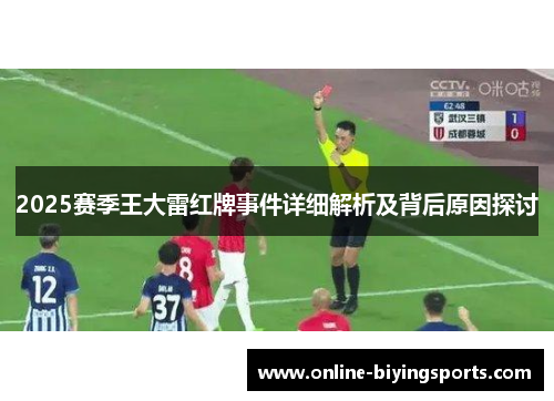 2025赛季王大雷红牌事件详细解析及背后原因探讨